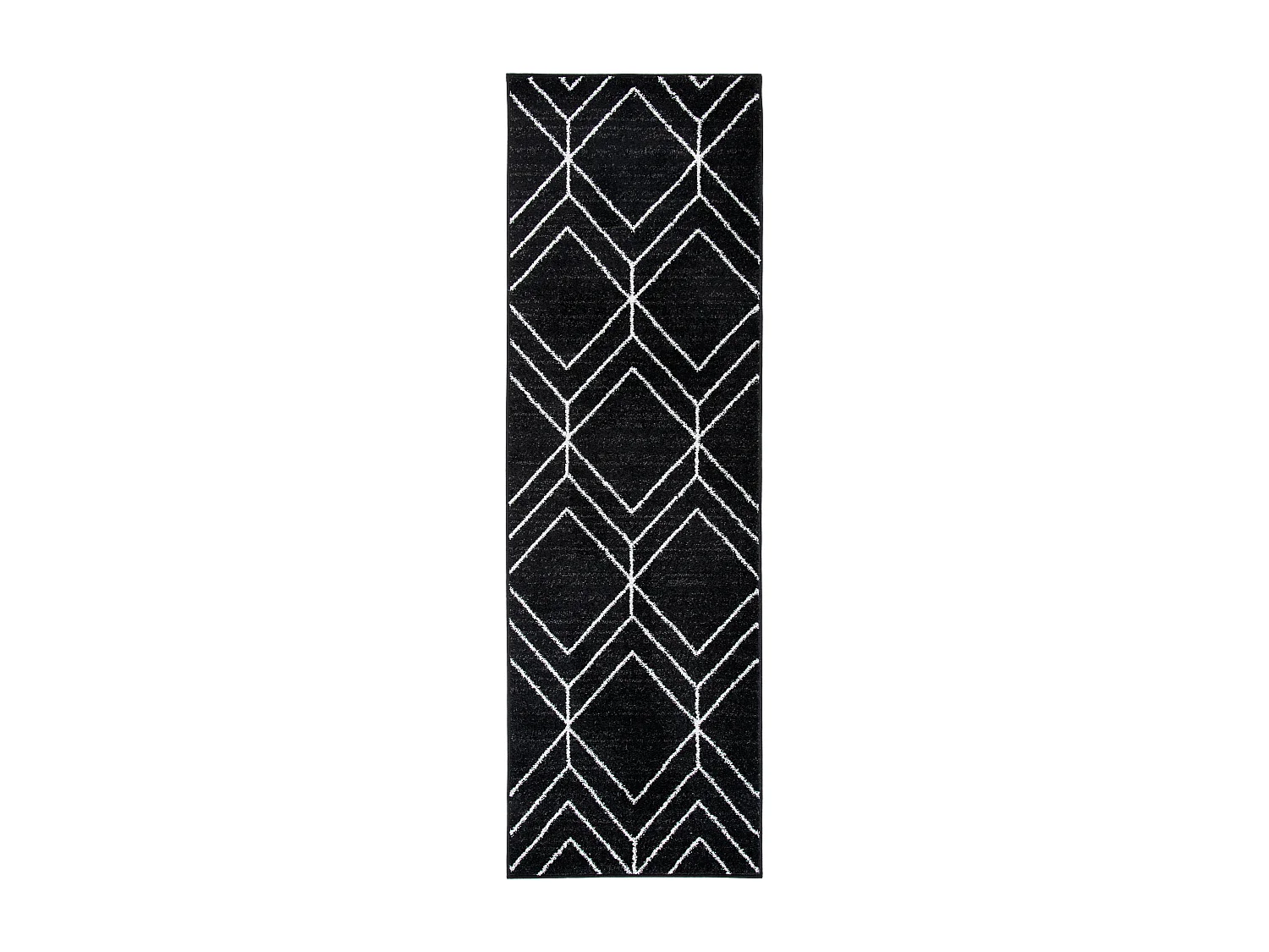 Tapis Noir/Ivoire 76 X 183 cm - Mia