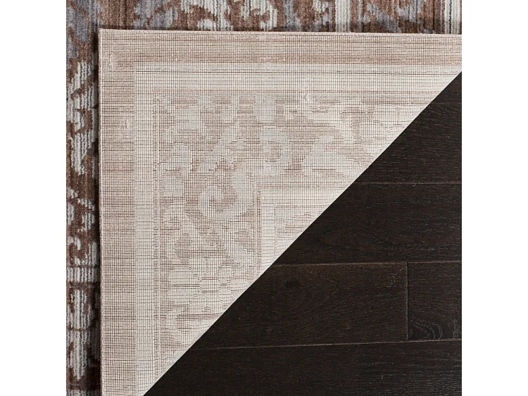 Tapis Gris/Marron 91 X 152 cm - Claudia