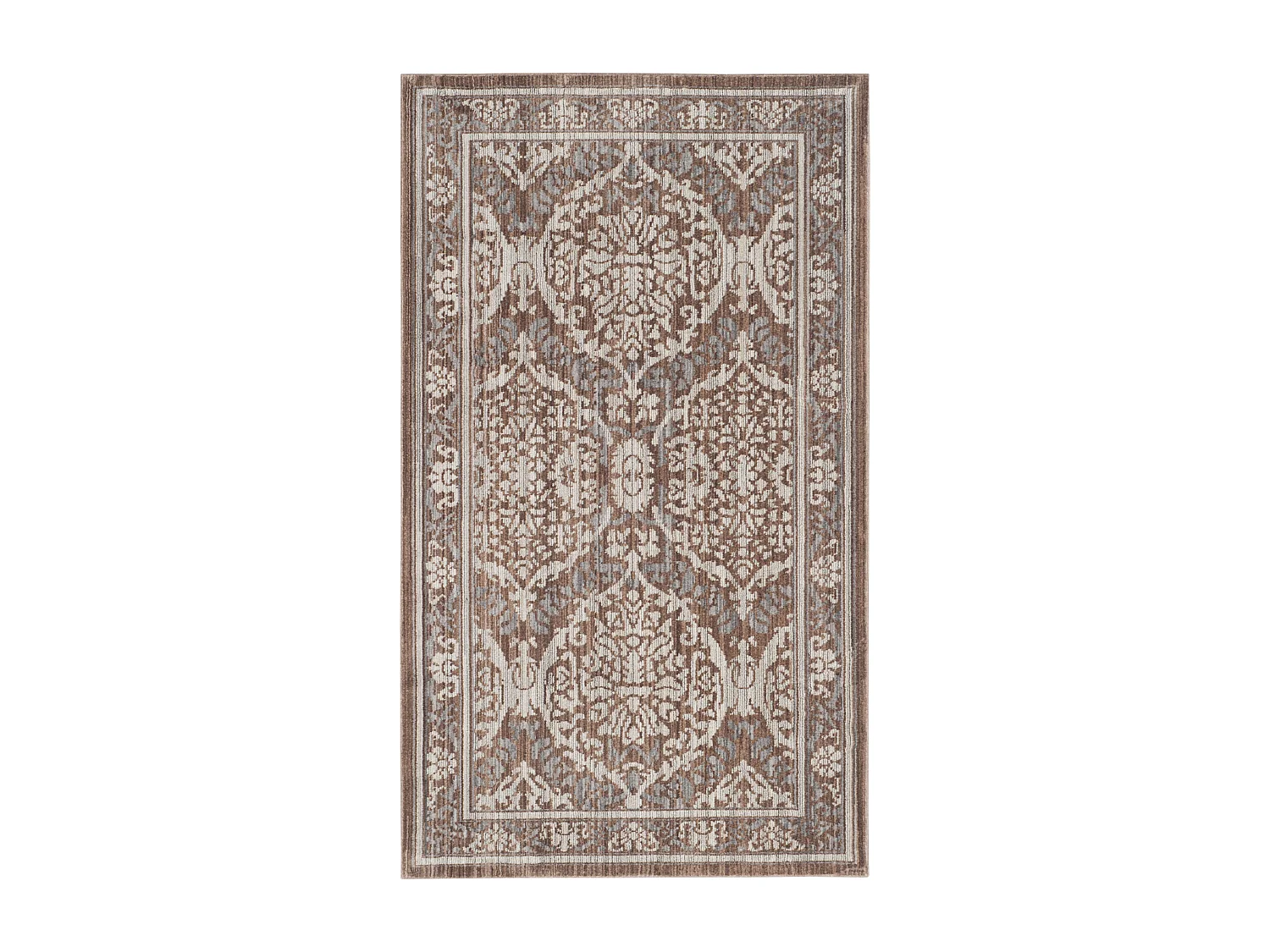 Tapis Gris/Marron 91 X 152 cm - Claudia