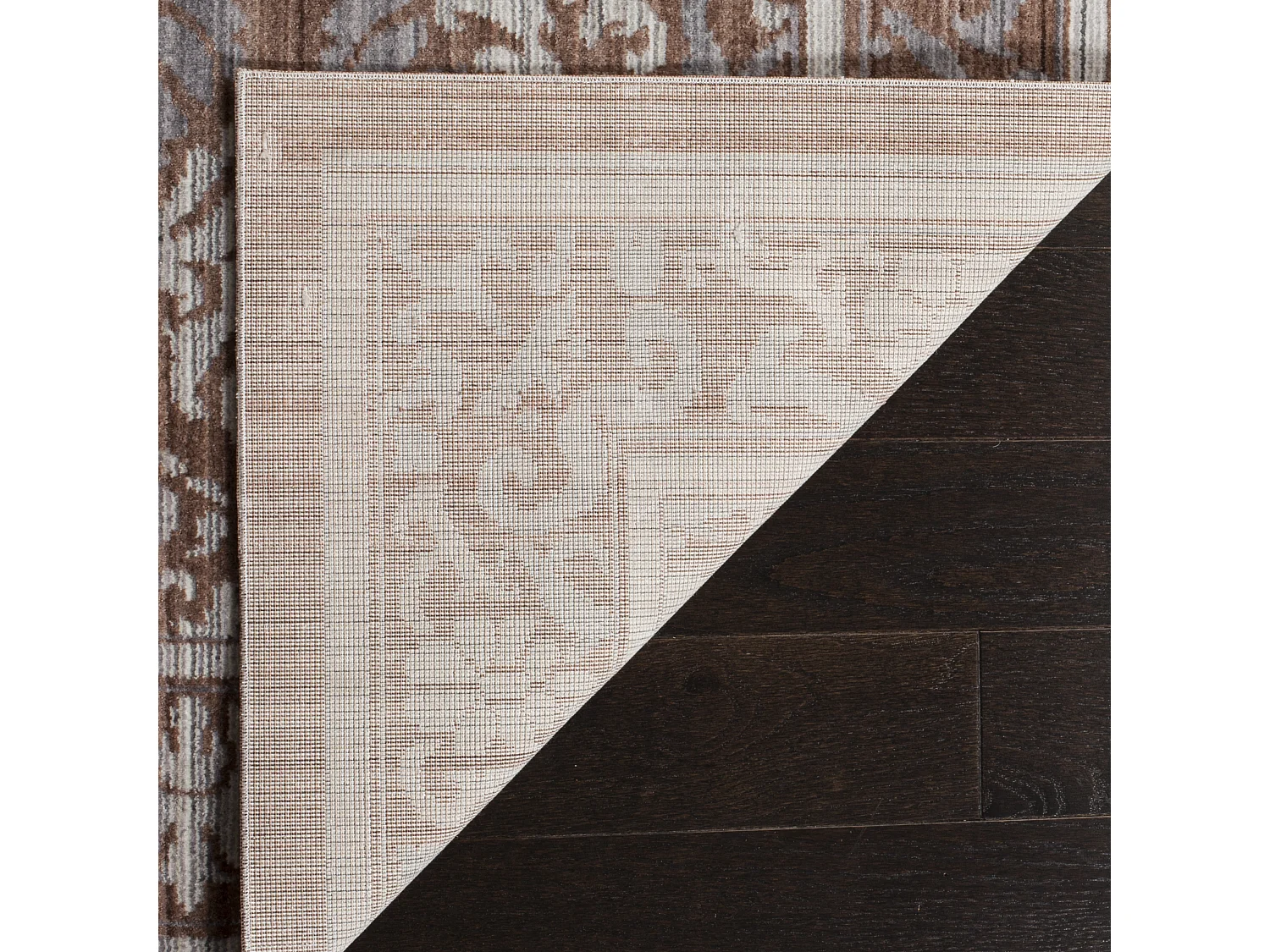 Tapis Gris/Marron 91 X 152 cm - Claudia