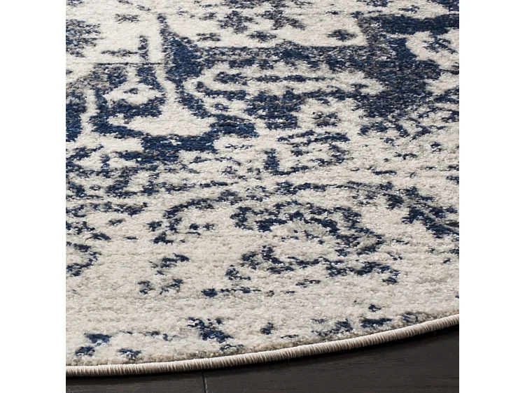 Tapis Neutre/Bleu Marine 201 X 201 cm - Merryl