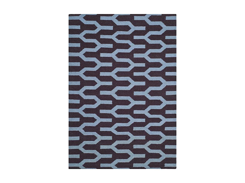 Tapis Violet/Bleu 91 X 152 cm - Karina