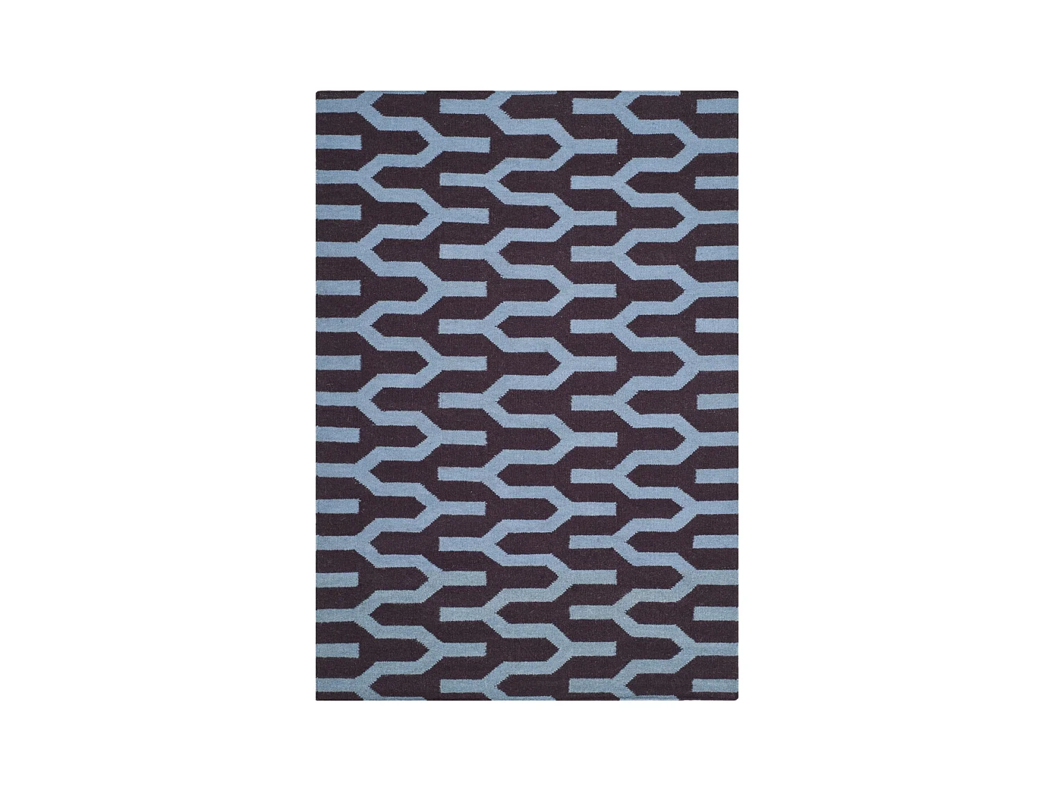 Tapis Violet/Bleu 91 X 152 cm - Karina