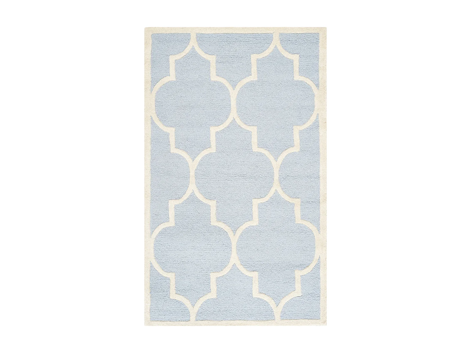 Tapis Bleu/Neutre 91 X 152 cm - Sky