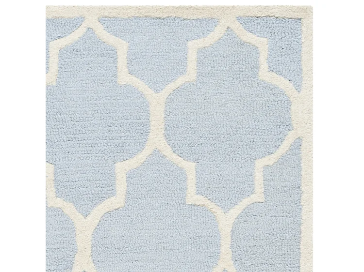 Tapis Bleu/Neutre 91 X 152 cm - Sky