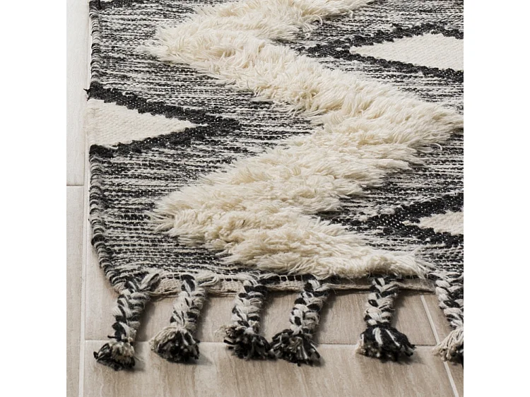 Tapis Noir/Neutre 183 X 274 cm - Teresa