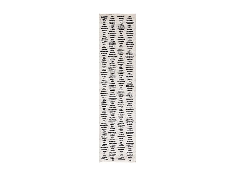 Tapis IVOIRE/NOIR 61 X 213 cm - Nafuna
