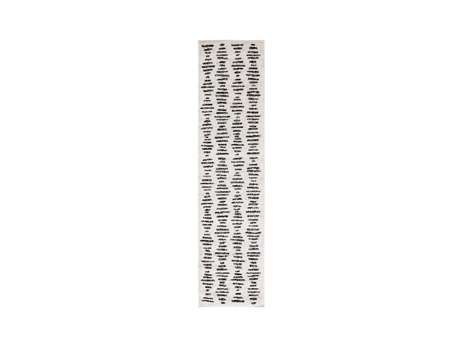 Tapis IVOIRE/NOIR 61 X 213 cm - Nafuna