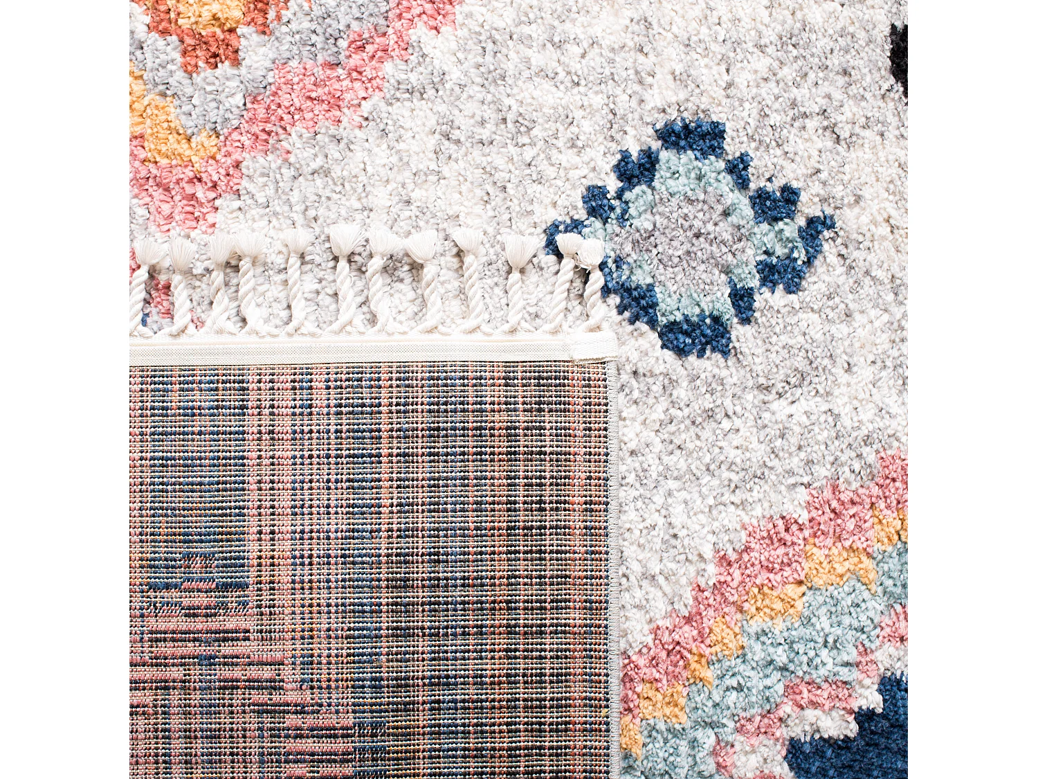 Tapis Neutre/Multicolore 122 X 183 cm - Jayleen