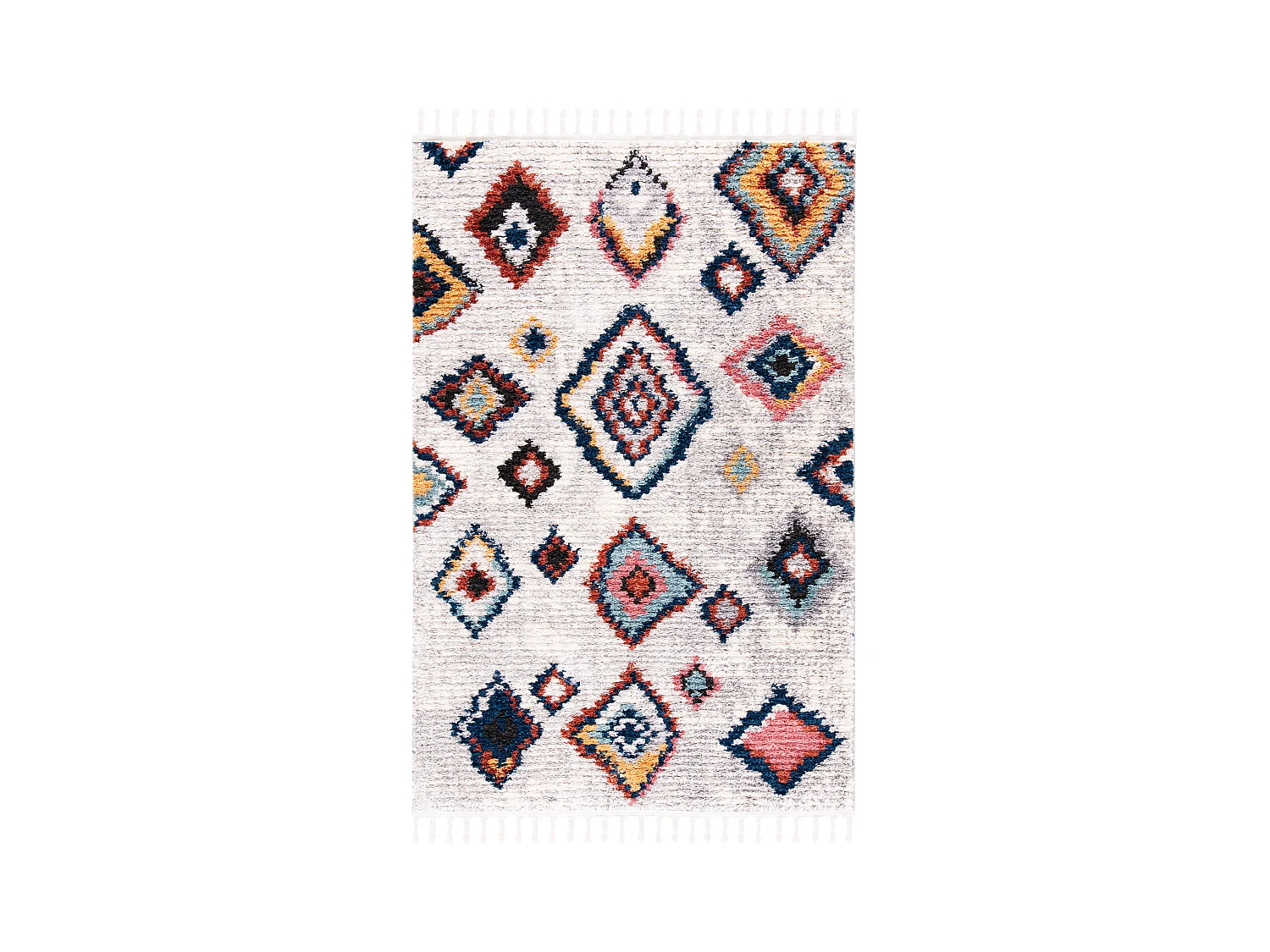 Tapis Neutre/Multicolore 122 X 183 cm - Jayleen