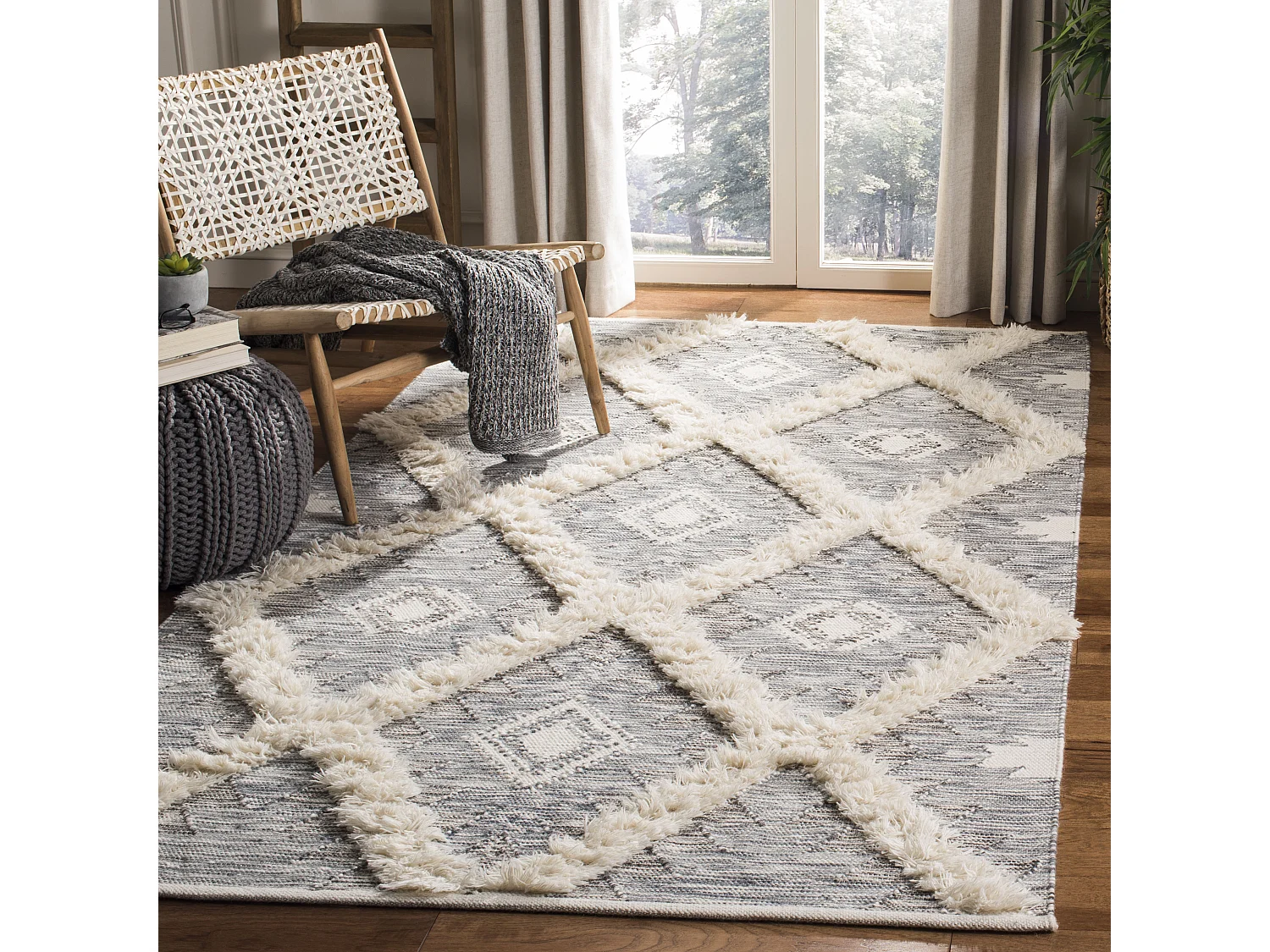 Tapis Gris/Neutre 183 X 274 cm - Emmeline