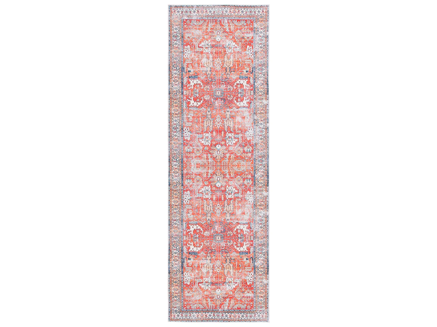 Tapis Rouille/Aqua 76 X 244 cm - Addilyn