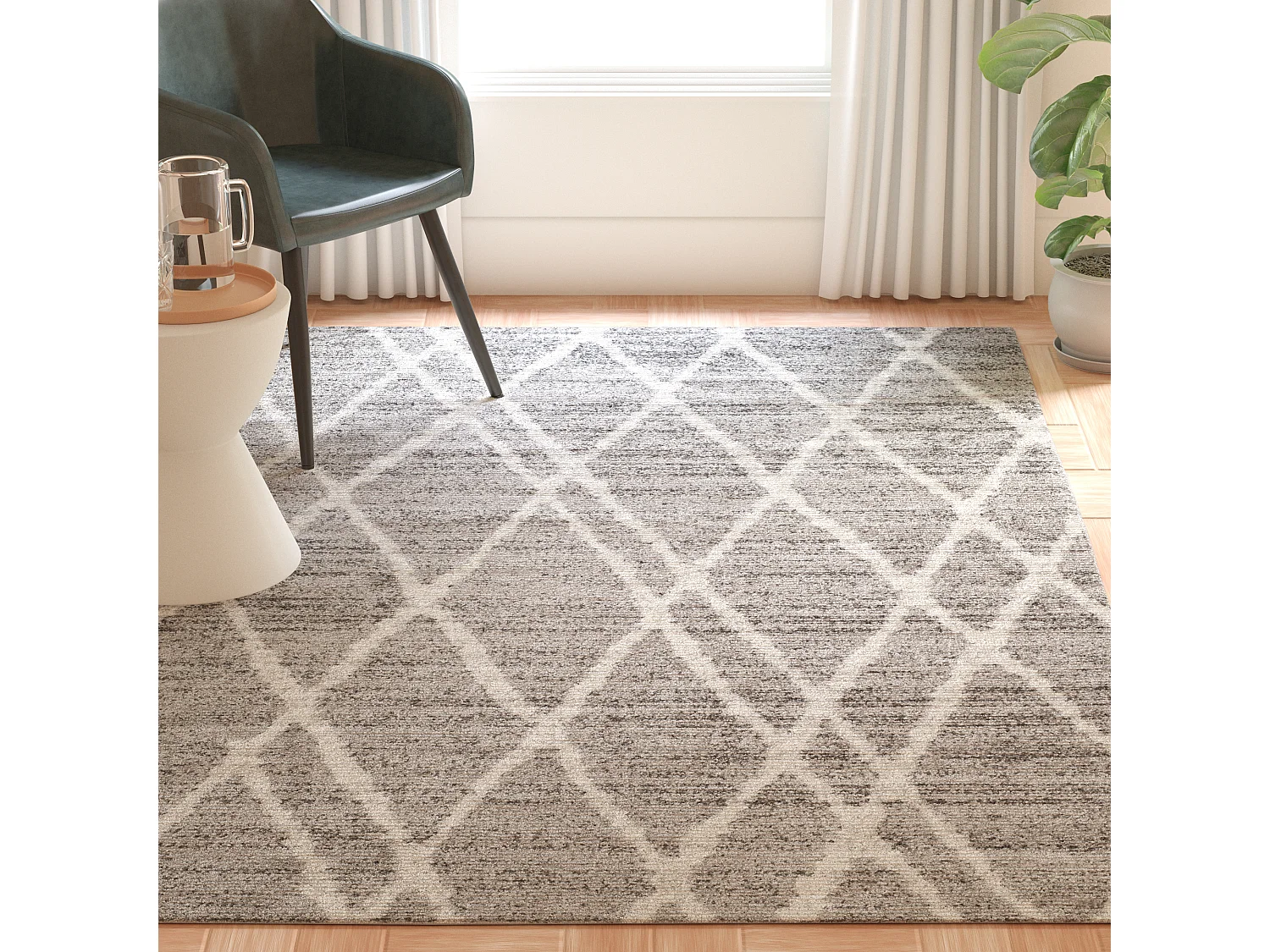 Tapis Blanc 122 X 183 cm - Johanna