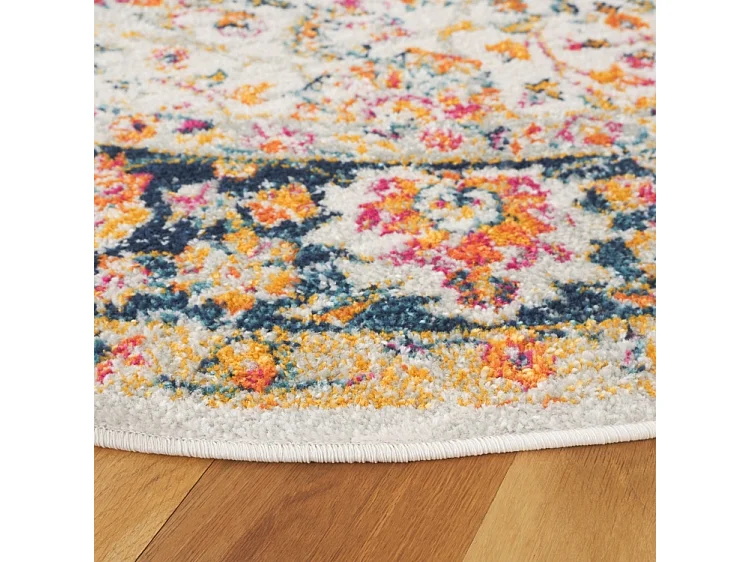 Tapis Neutre/Bleu Marine 201 X 201 cm - Melita