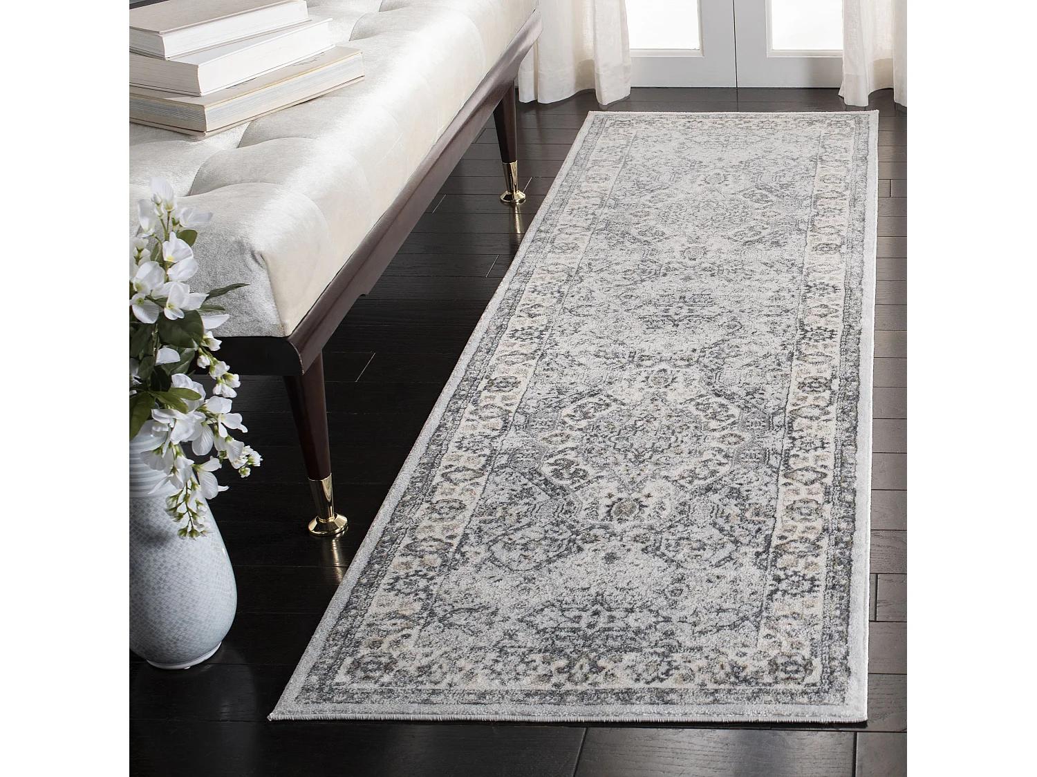 Tapis Gris 66 X 244 cm - Ileana