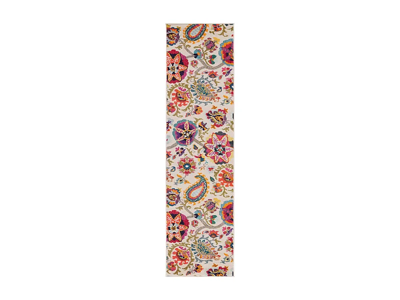 Tapis Neutre/Multicolore 66 X 244 cm - Maryellis