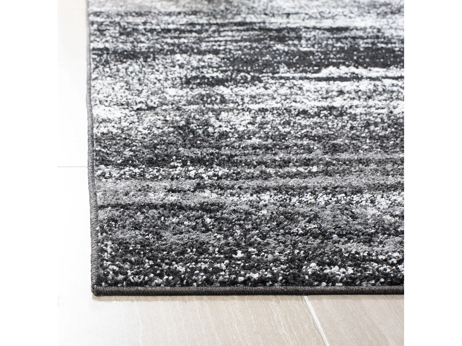 Tapis Gris/Noir 122 X 183 cm - Angelyna