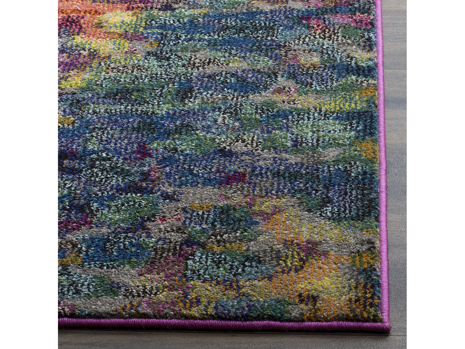 Tapis Rose/Multicolore 66 X 244 cm - Alec