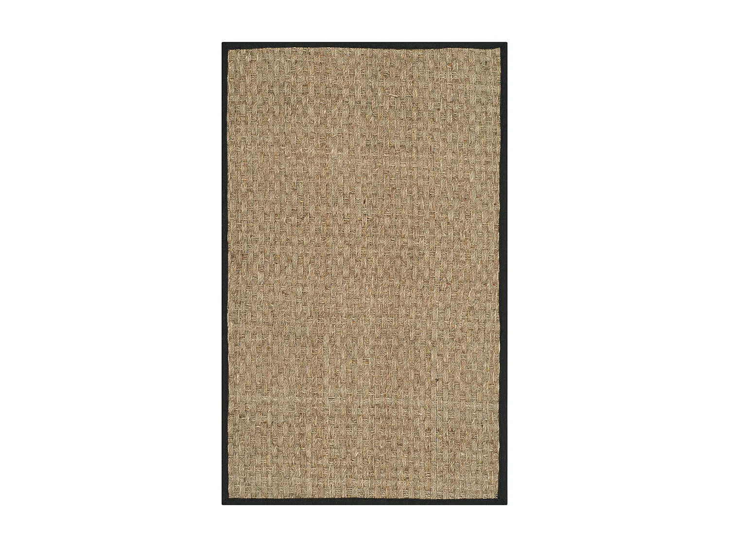 Tapis Naturel/Noir 61 X 91 cm - Roselyn