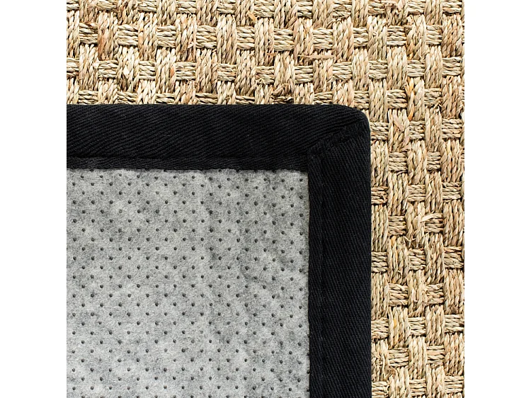 Tapis Naturel/Noir 61 X 91 cm - Roselyn