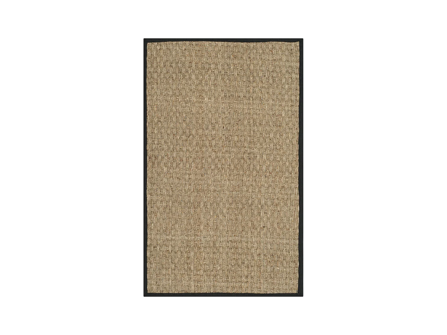 Tapis Naturel/Noir 61 X 91 cm - Roselyn