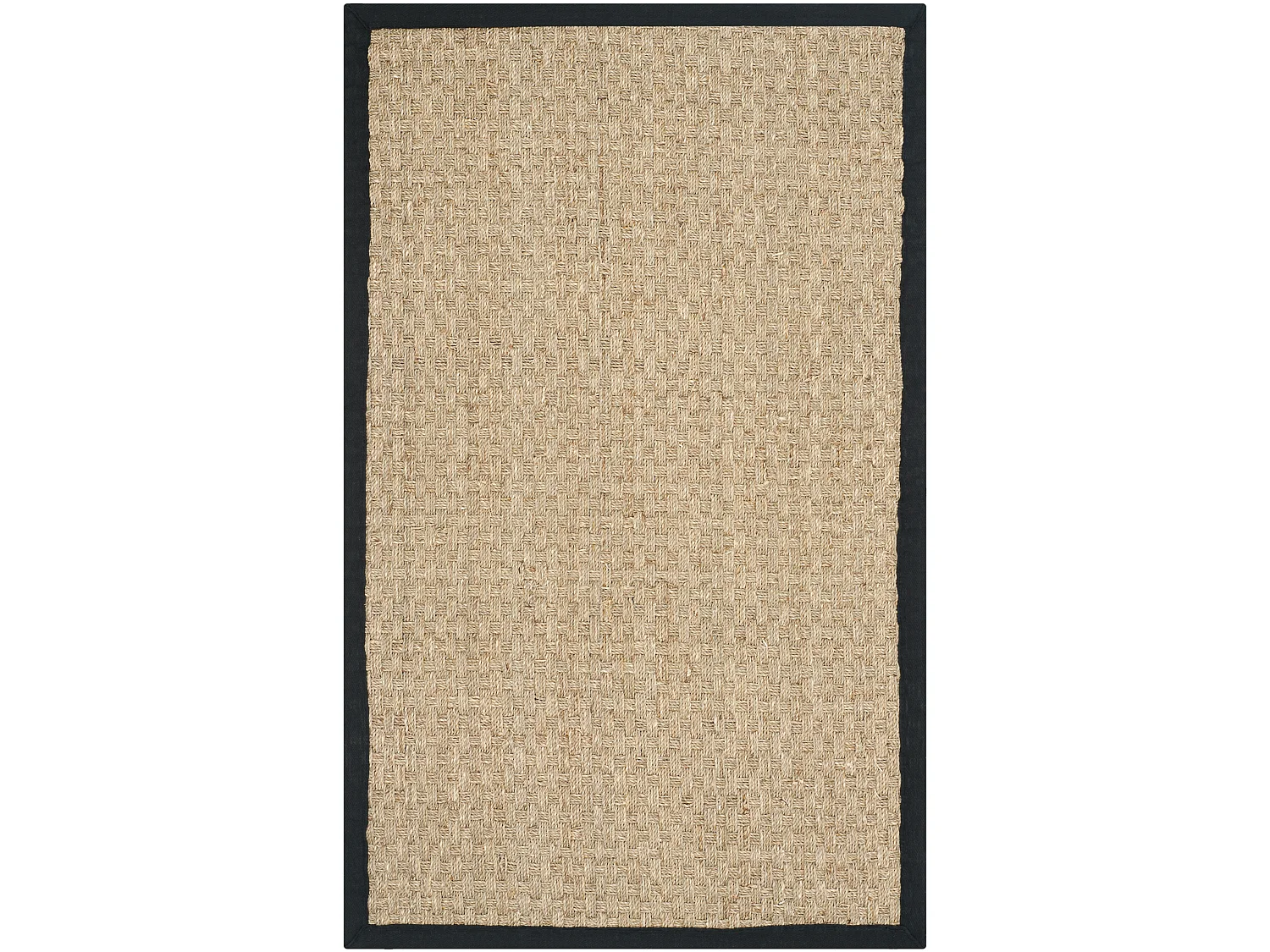 Tapis Naturel/Noir 61 X 91 cm - Roselyn