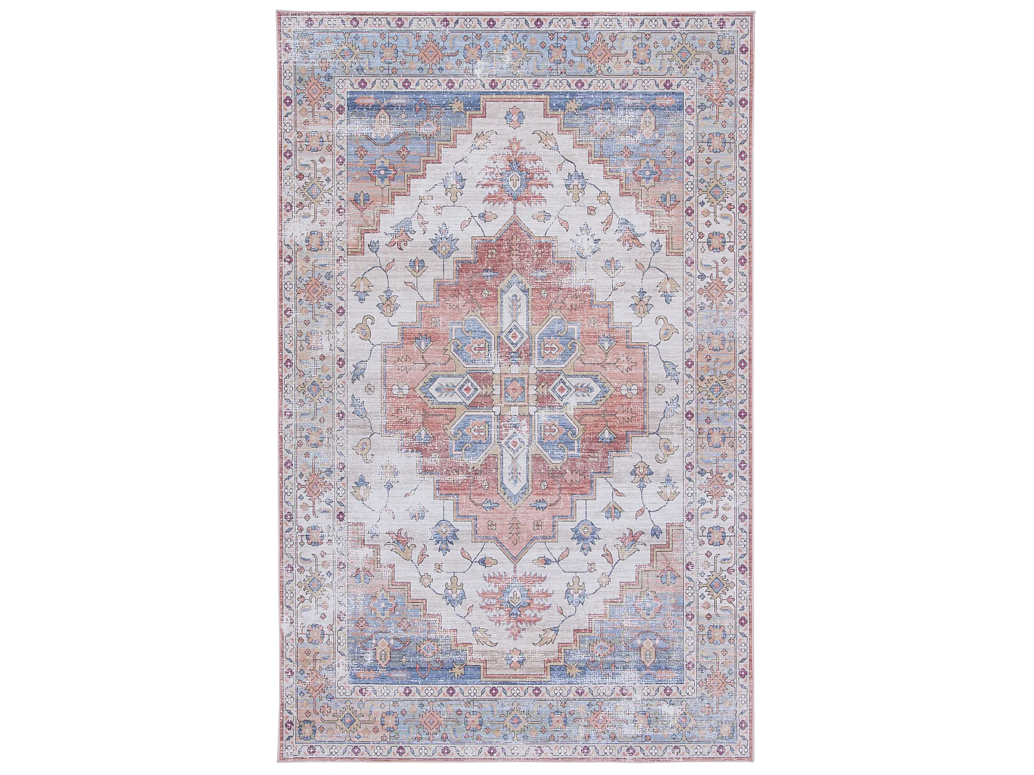 Tapis Beige/Bleu 91 X 152 cm - Tripp