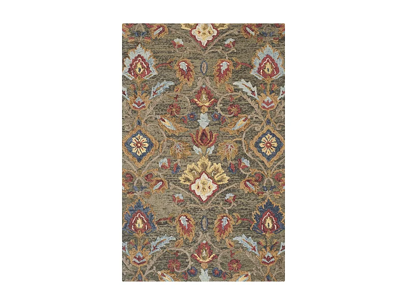 Tapis Vert/Multicolore 122 X 183 cm - Juni