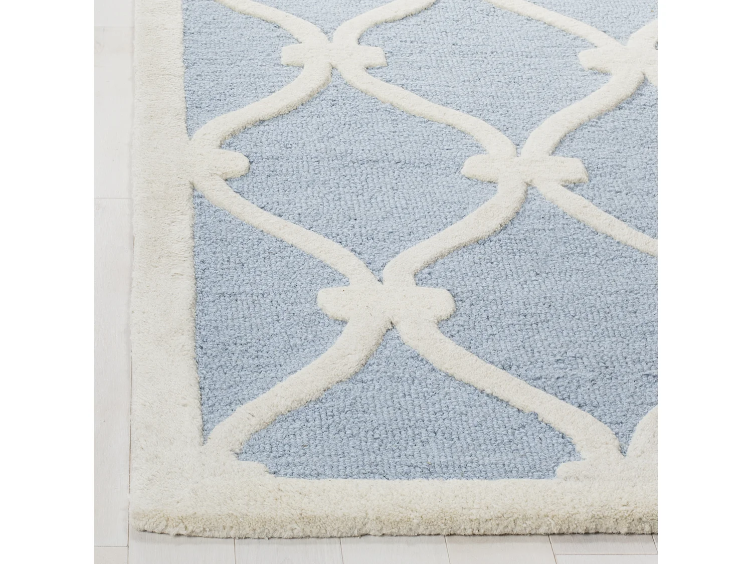 Tapis Bleu/Neutre 91 X 152 cm - Hugo