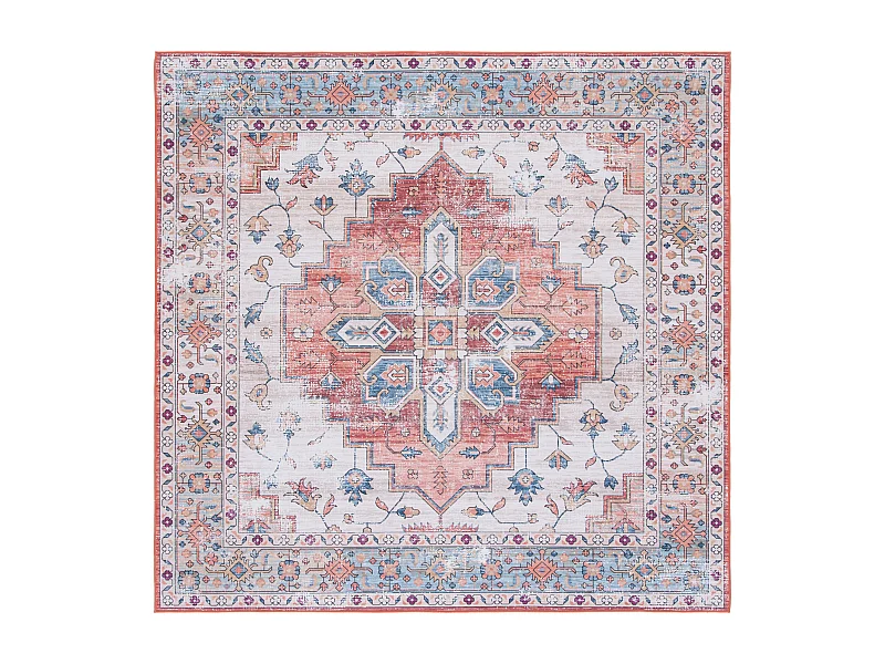Tapis Beige/Bleu 122 X 122 cm - Tripp