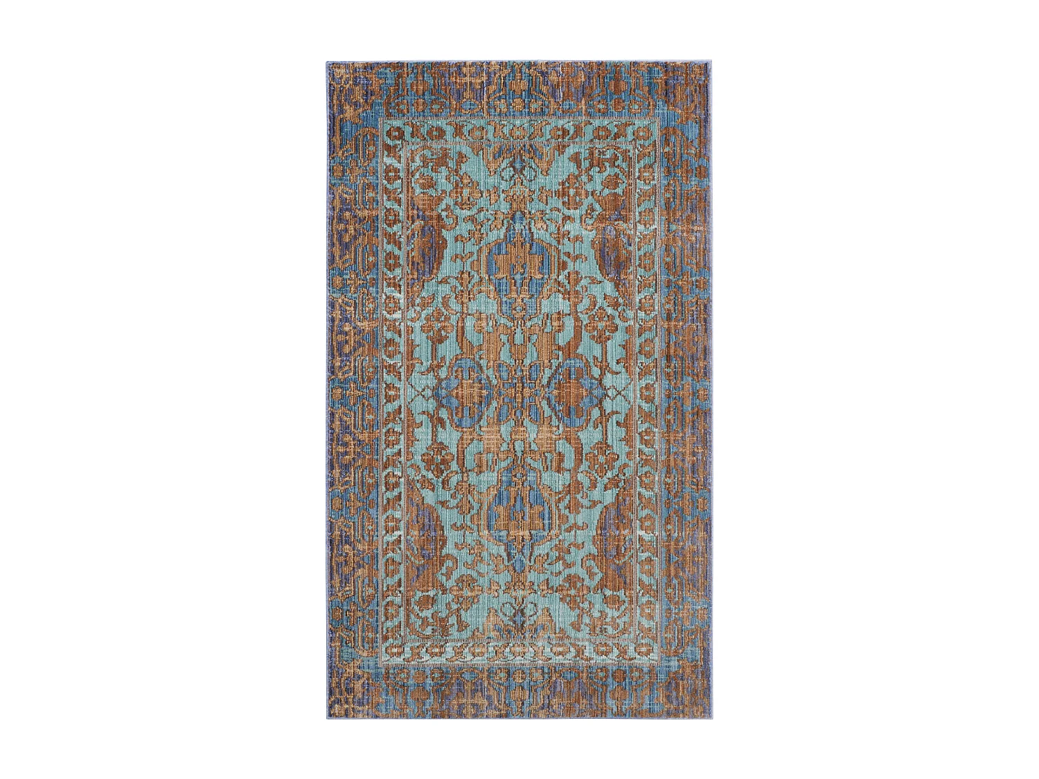 Tapis Bleu/Or 122 X 183 cm - Blakely