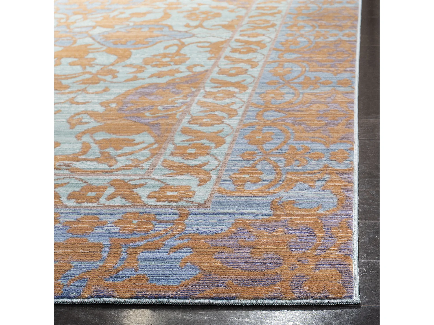 Tapis Bleu/Or 122 X 183 cm - Blakely