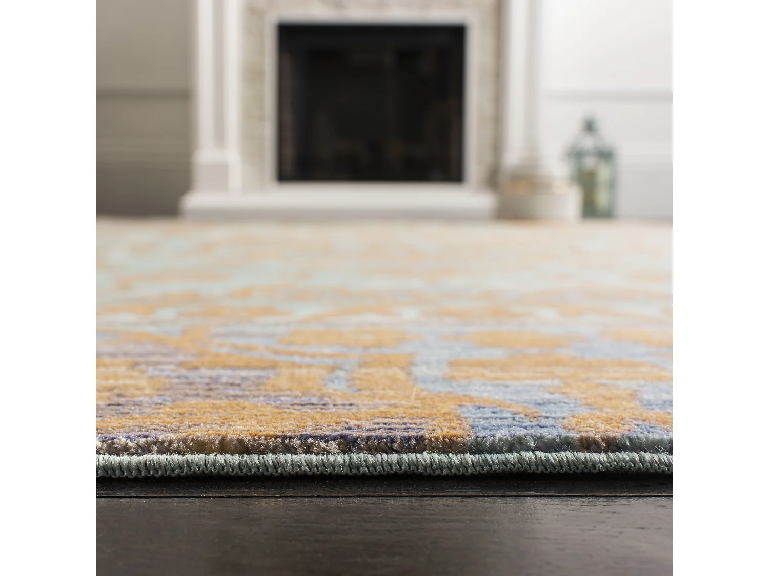 Tapis Bleu/Or 122 X 183 cm - Blakely