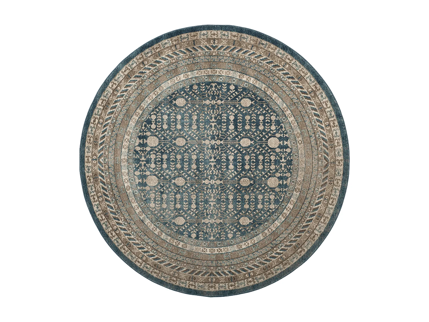 Tapis Bleu/Neutre 244 X 335 cm - Therasia