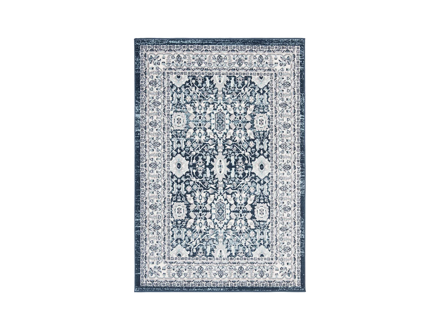 Tapis Neutre/Bleu 91 X 152 cm - Myles