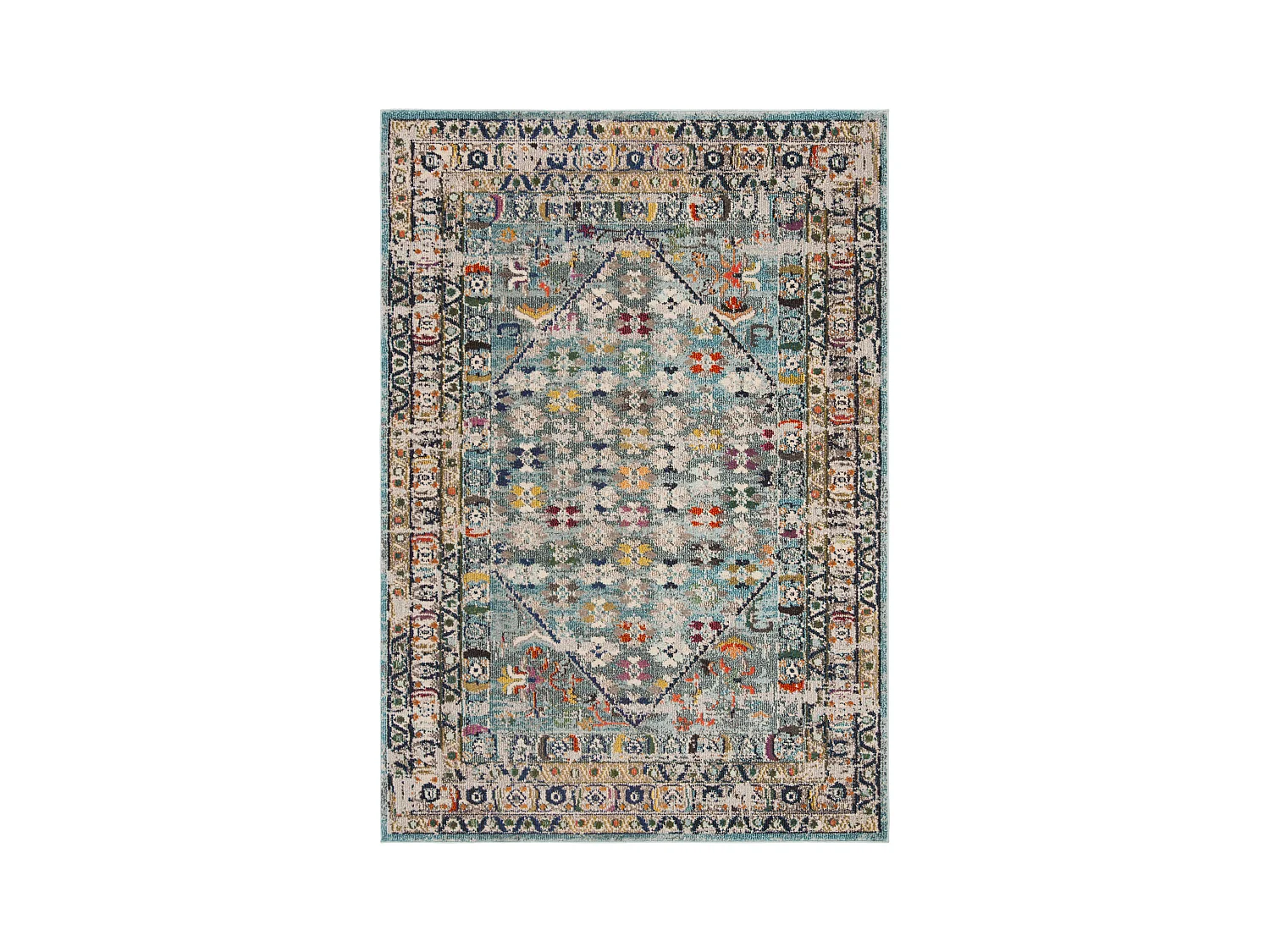 Tapis Bleu/Gris 155 X 231 cm - Ryleigh
