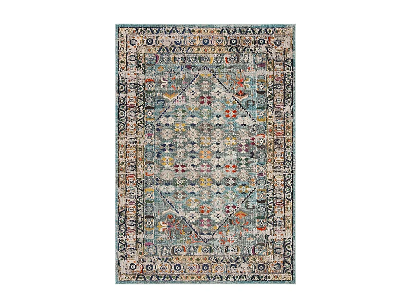 Tapis Bleu/Gris 155 X 231 cm - Ryleigh