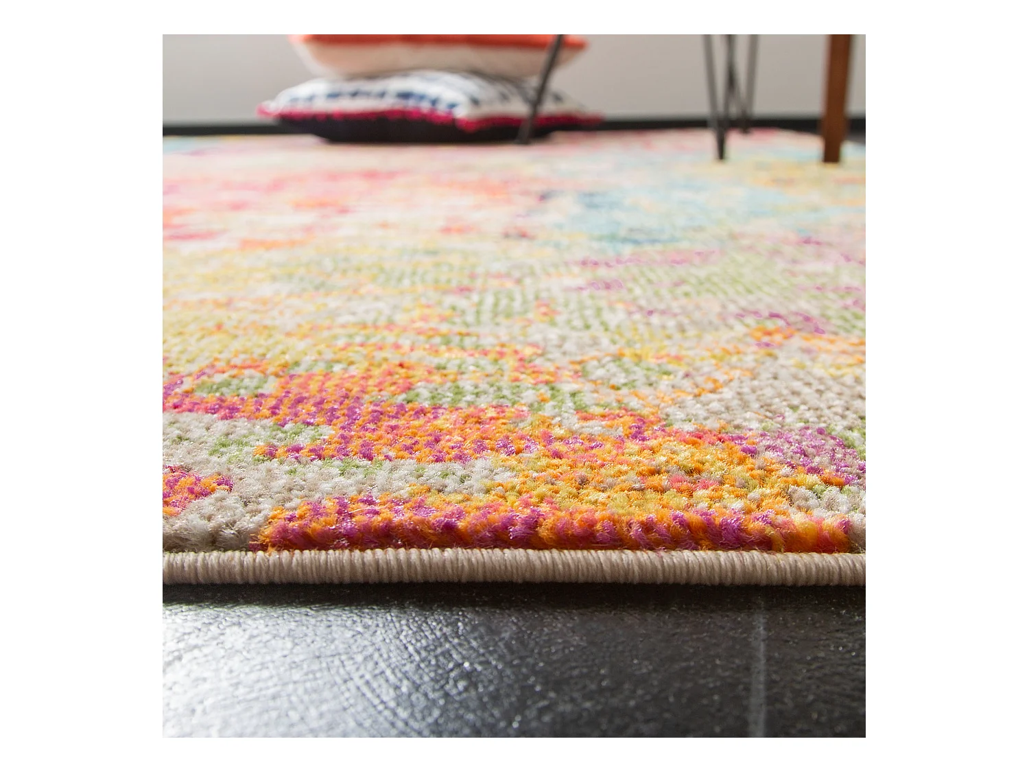 Tapis Neutre/Multicolore 122 X 183 cm - Hailey