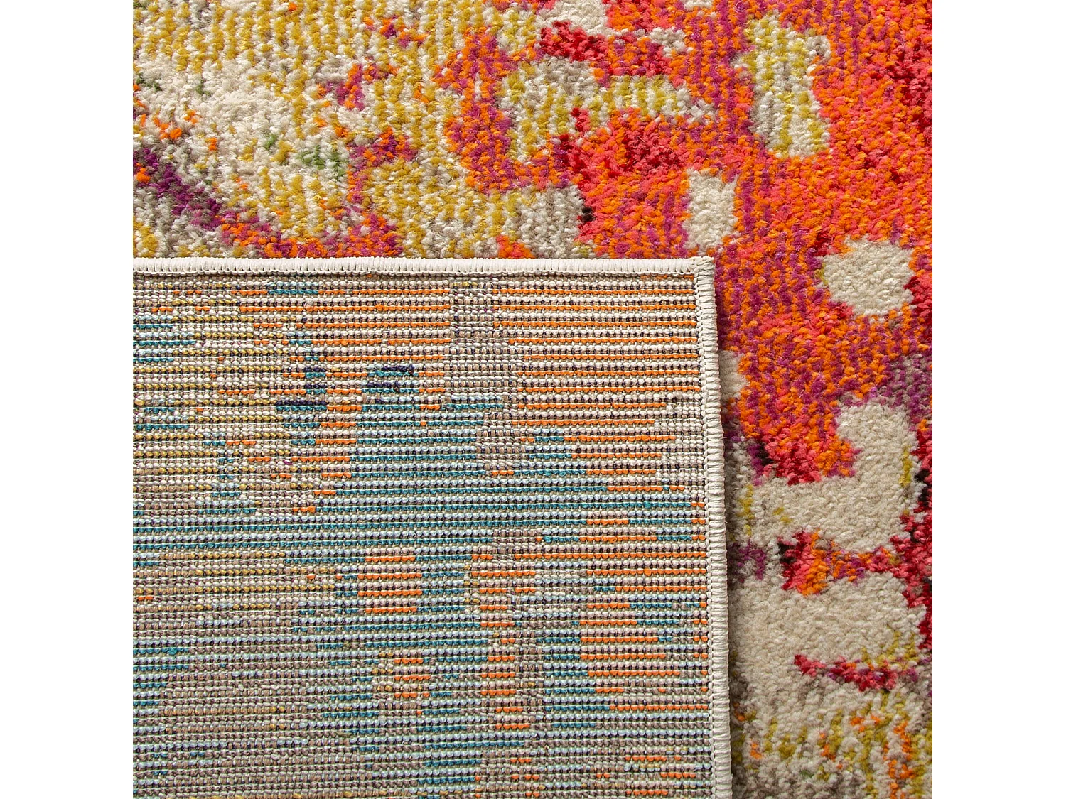 Tapis Neutre/Multicolore 122 X 183 cm - Hailey