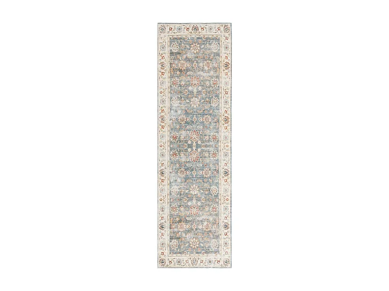 Tapis Vert/Beige 76 X 244 cm - Petra