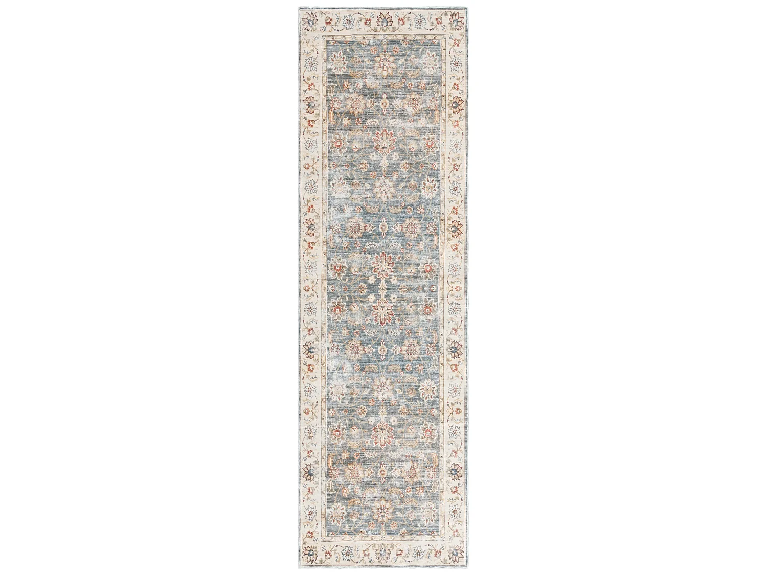Tapis Vert/Beige 76 X 244 cm - Petra