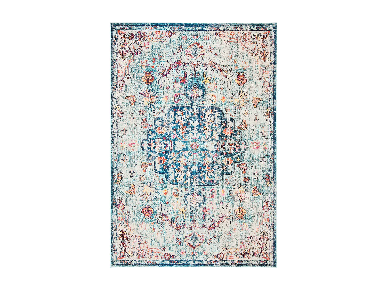 Tapis Bleu marine/Bleu clair 183 X 274 cm - Maia