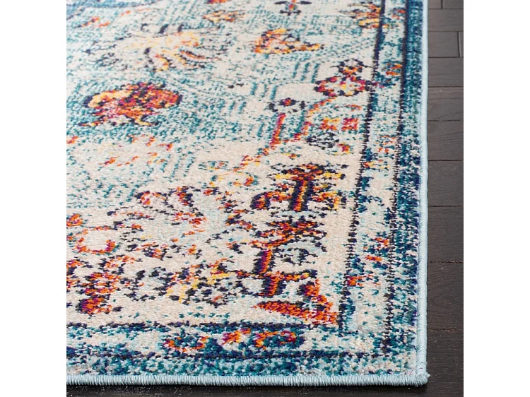 Tapis Bleu marine/Bleu clair 183 X 274 cm - Maia
