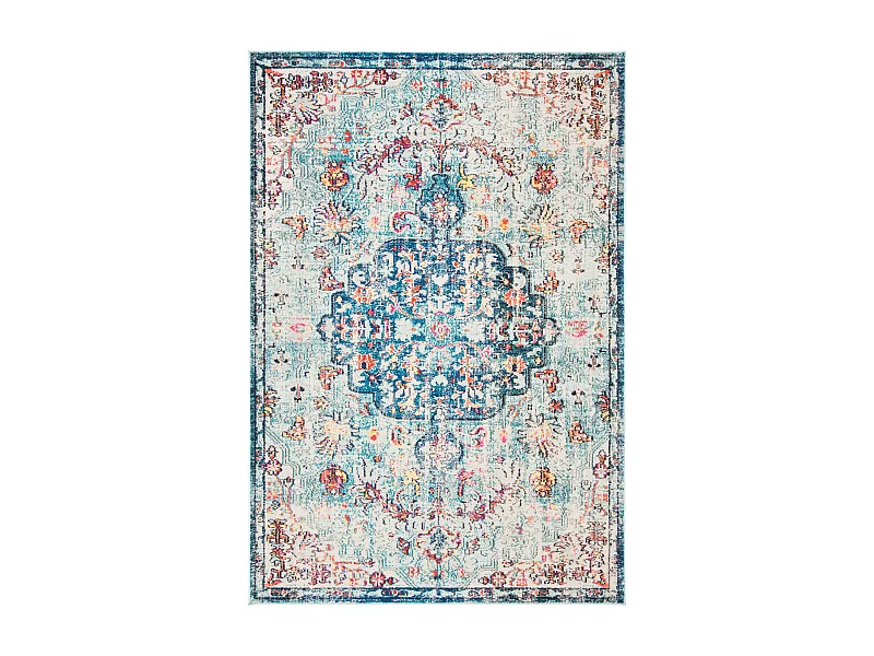 Tapis Bleu marine/Bleu clair 183 X 274 cm - Maia