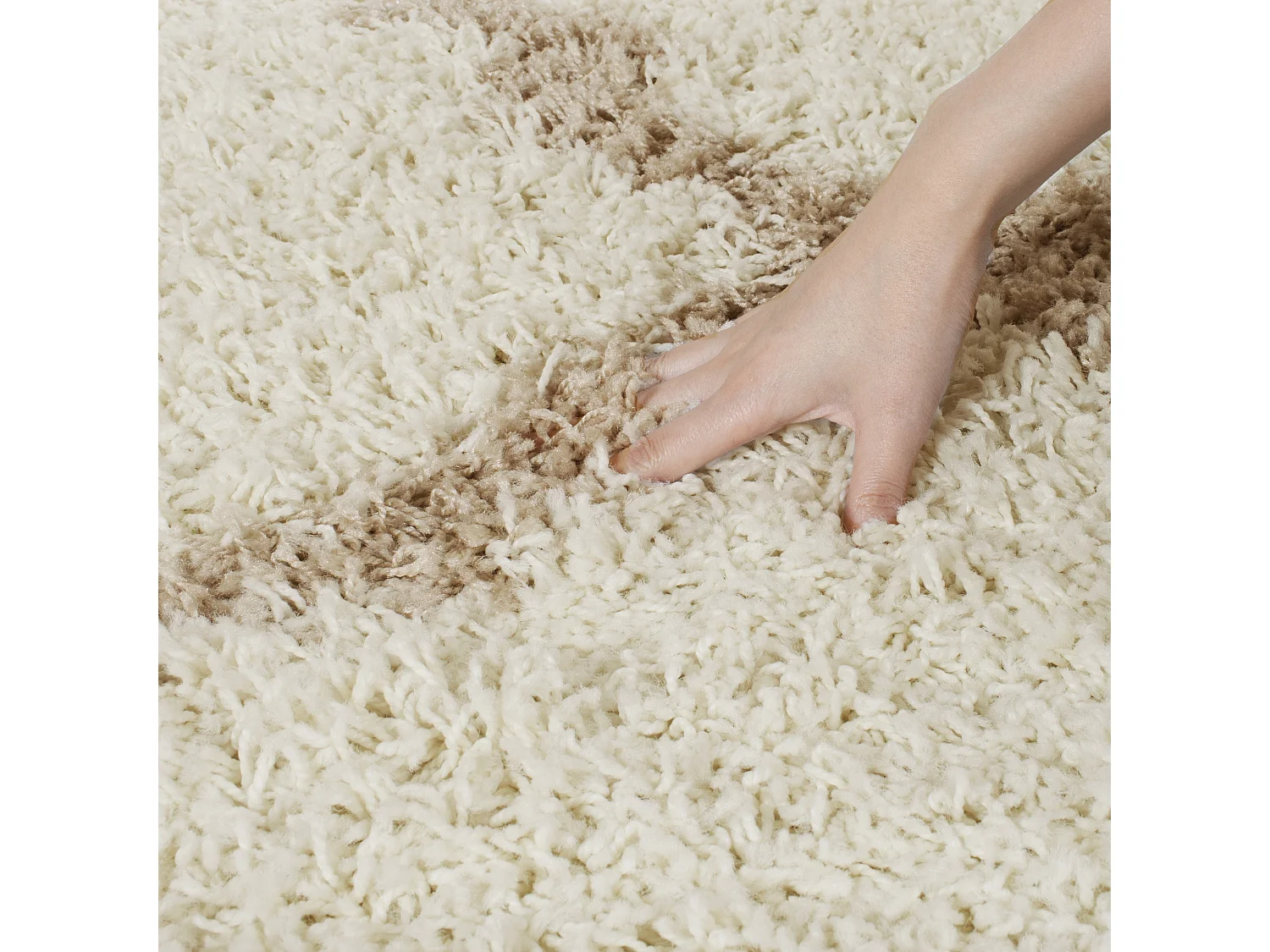 Tapis Neutre/Blanc 122 X 183 cm - Aldo