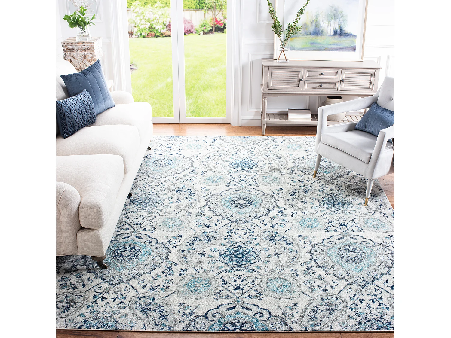 Tapis Neutre/Gris 235 x 305 cm - Mischa