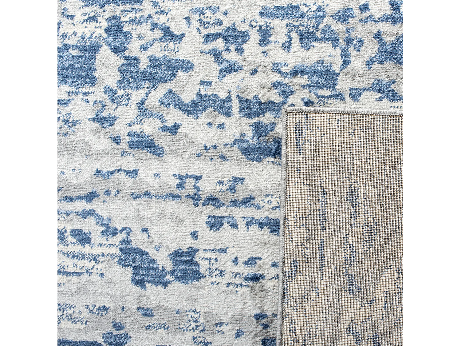 Tapis Neutre/Bleu 122 X 183 cm - Jassi