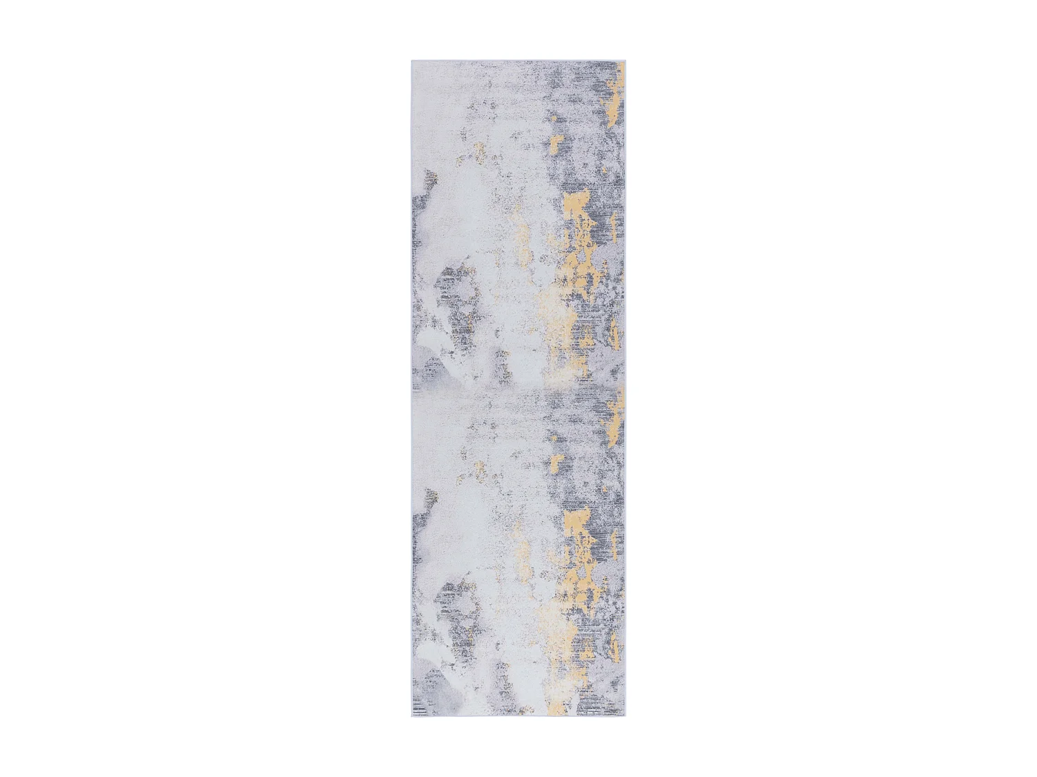 Tapis Gris/Or 76 X 244 cm - Unique