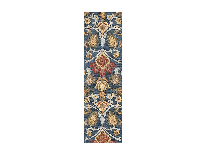 Tapis Marine/Multicolore 69 X 244 cm - Juni