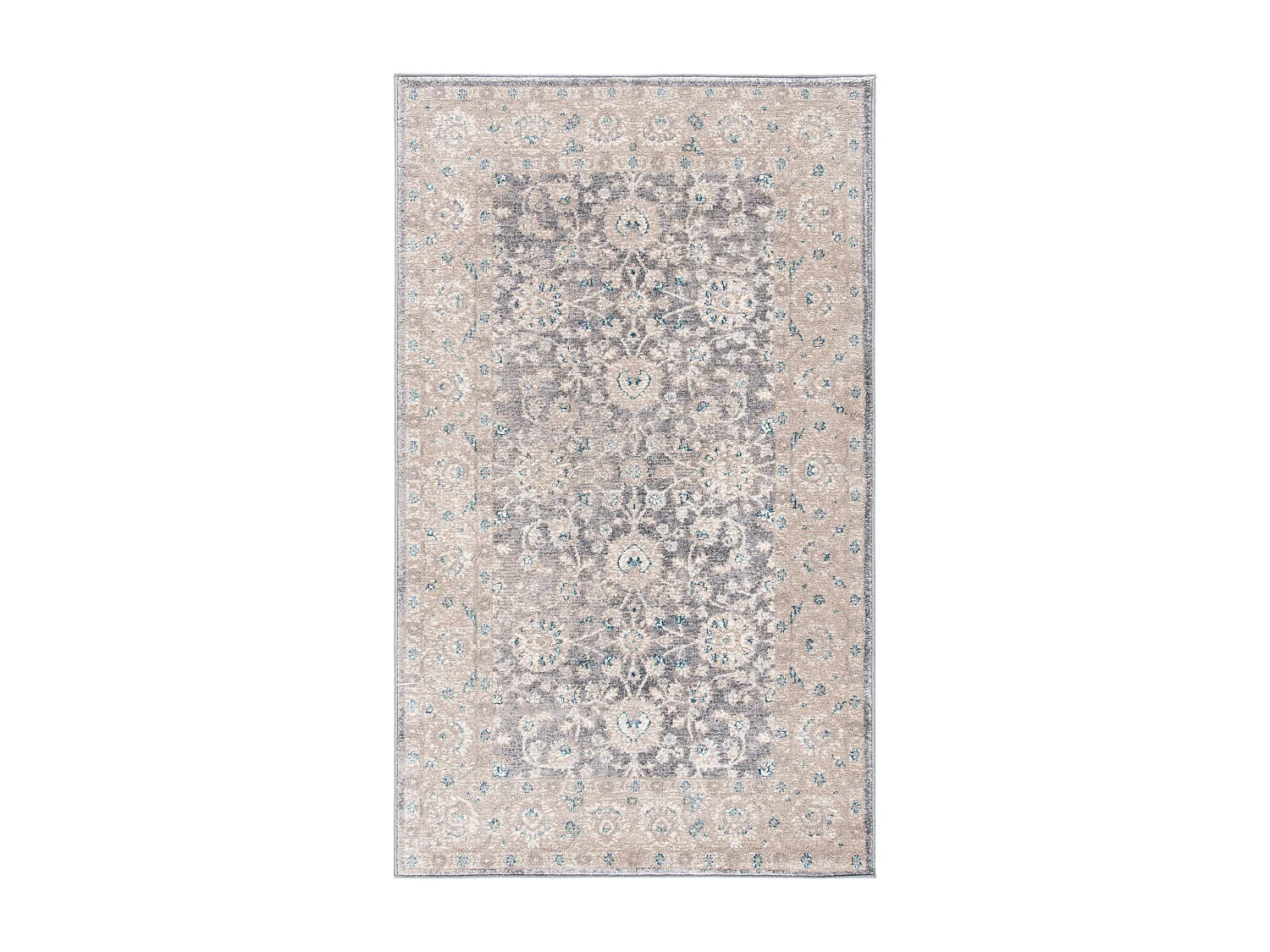 Tapis Gris/Neutre 91 X 152 cm - Thea